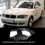 light cover for car plastic headlight restoration 2004-2011 Year BMW 1Series E87/E81/E82/E88 Headlight Cover