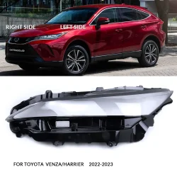 Headlight Covers Manufacturer | Auto Lighting Parts Factory 20 headlight plastic cover replacement 2022-2023 Year Toyota Venza/Harrier Headlamp Glass Replacement