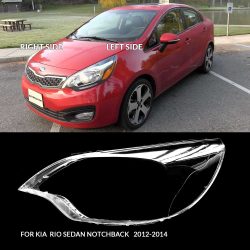 refurbishing plastic headlights 2012-2014 Year KIA RIO Sedan Notchback Headlight Lens Cover
