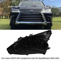 2016-2021 Year Lexus LX570 LED 3 Projectors (not for Kazakhstan) Headlight Housing