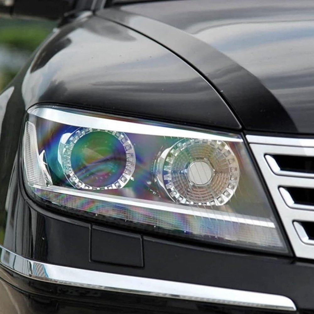 2011-2015 Year Volkswagen Phaeton Headlamp Glass For Lens 5 the enlarged diagram of headlights cover installed on a 2014 year phaeton auto